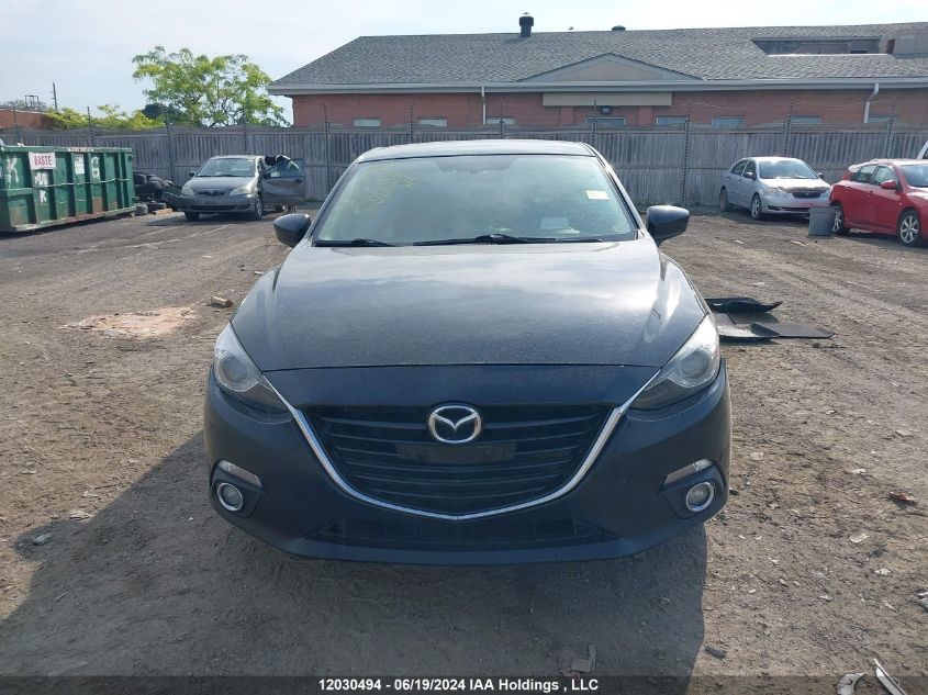 2014 Mazda 3 Grand Touring VIN: JM1BM1M39E1180815 Lot: 12030494