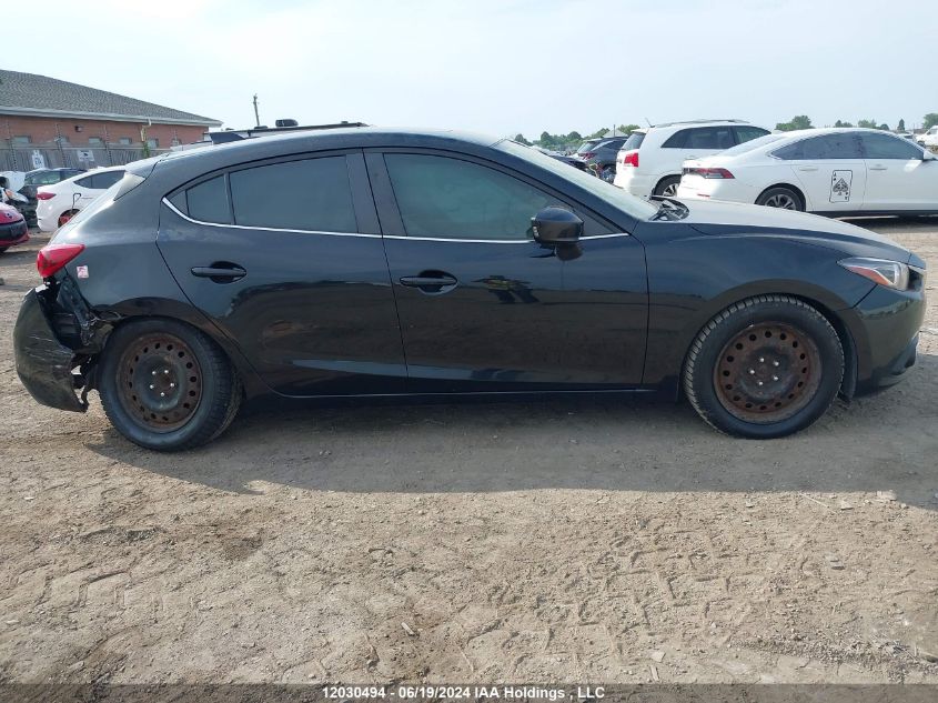 2014 Mazda 3 Grand Touring VIN: JM1BM1M39E1180815 Lot: 12030494