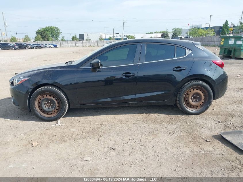 2014 Mazda 3 Grand Touring VIN: JM1BM1M39E1180815 Lot: 12030494