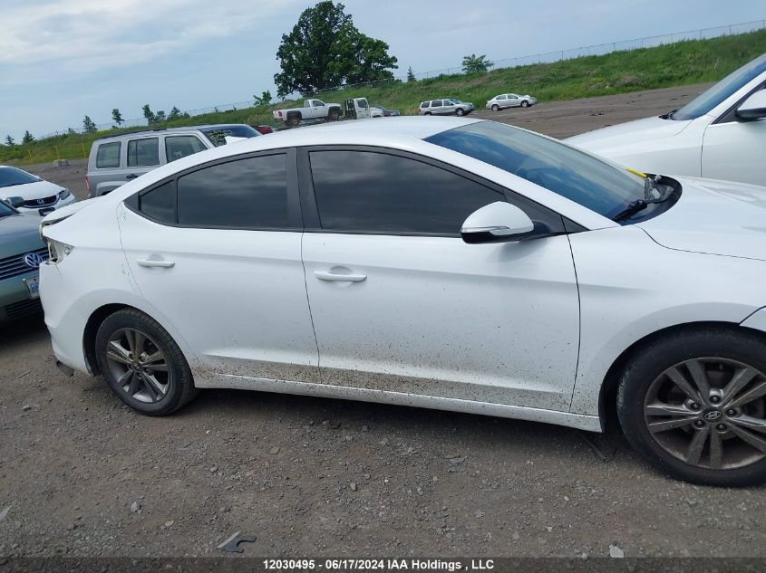 2017 Hyundai Elantra VIN: KMHD84LF4HU306412 Lot: 12030495