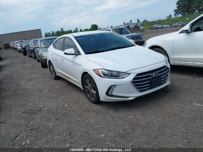 2017 Hyundai Elantra VIN: KMHD84LF4HU306412 Lot: 12030495