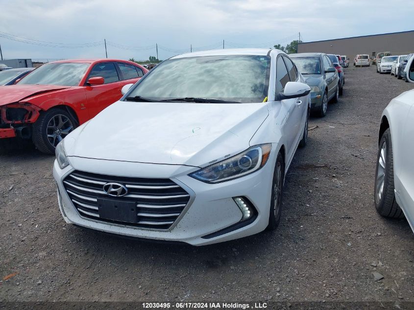 2017 Hyundai Elantra VIN: KMHD84LF4HU306412 Lot: 12030495