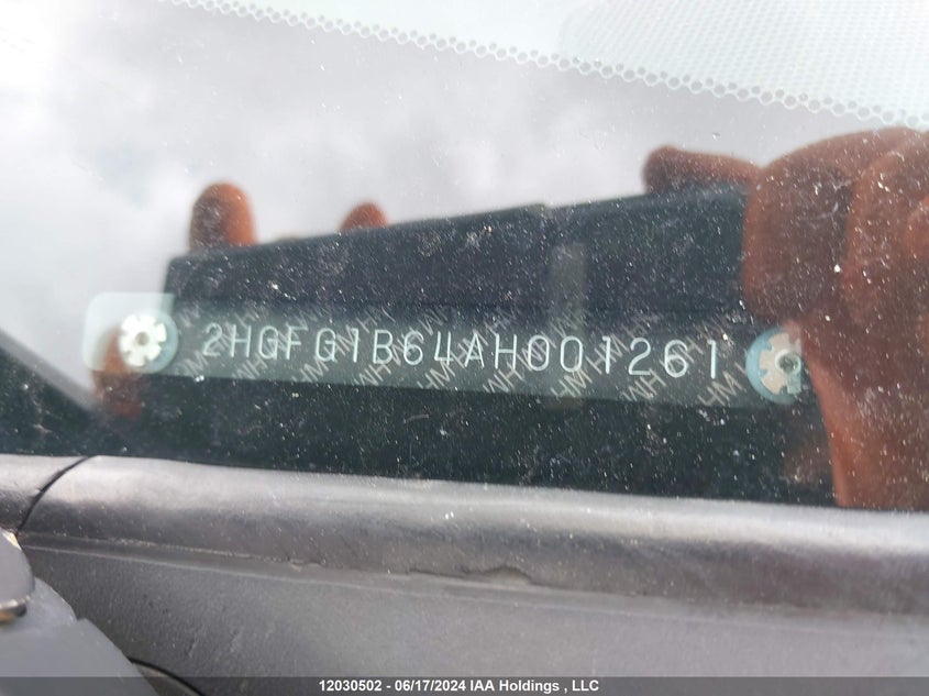 2010 Honda Civic Lx VIN: 2HGFG1B64AH001261 Lot: 12030502