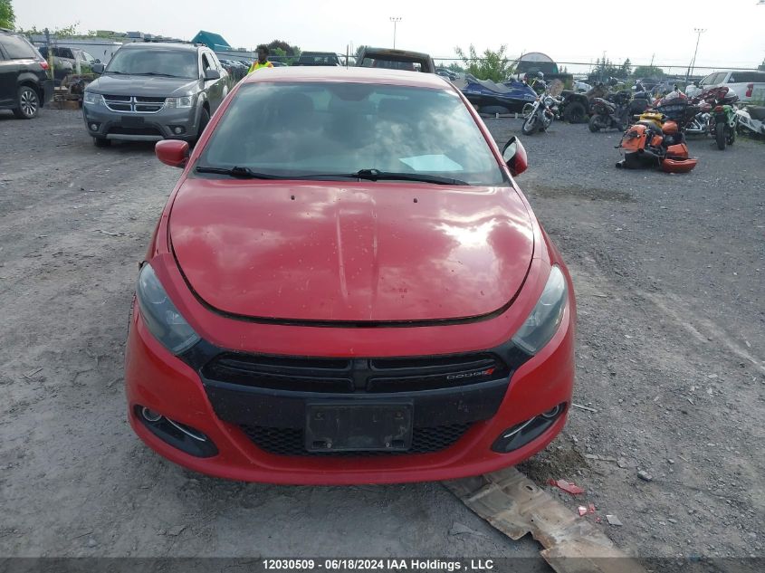 2015 Dodge Dart Sxt VIN: 1C3CDFBB0FD116145 Lot: 12030509