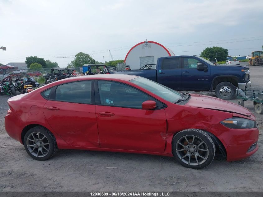 2015 Dodge Dart Sxt VIN: 1C3CDFBB0FD116145 Lot: 12030509