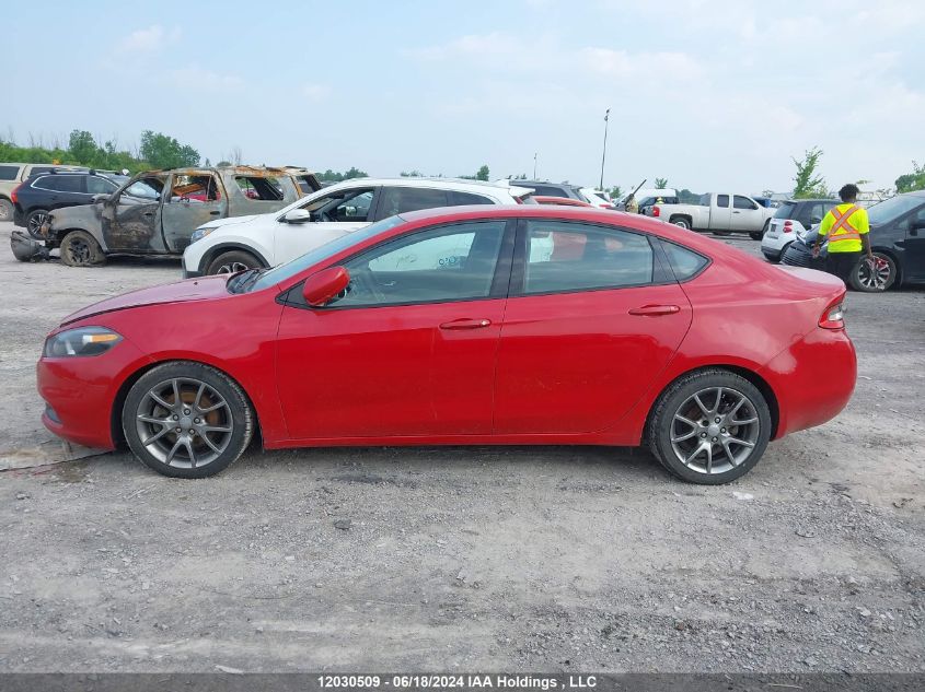 2015 Dodge Dart Sxt VIN: 1C3CDFBB0FD116145 Lot: 12030509