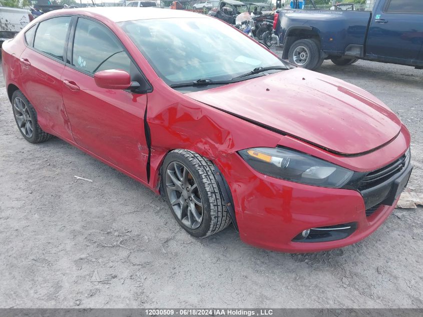 2015 Dodge Dart Sxt VIN: 1C3CDFBB0FD116145 Lot: 12030509