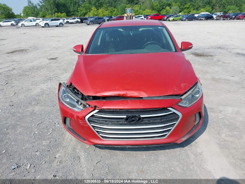 2017 Hyundai Elantra Se/Value/Limited VIN: KMHD84LF6HU222253 Lot: 12030533