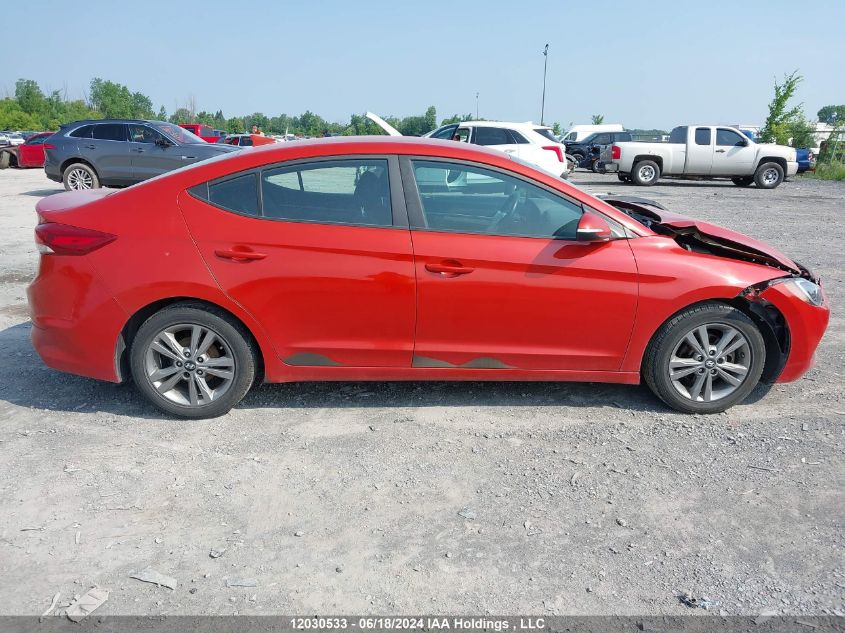 2017 Hyundai Elantra Se/Value/Limited VIN: KMHD84LF6HU222253 Lot: 12030533