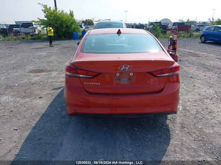 2017 Hyundai Elantra Se/Value/Limited VIN: KMHD84LF6HU222253 Lot: 12030533