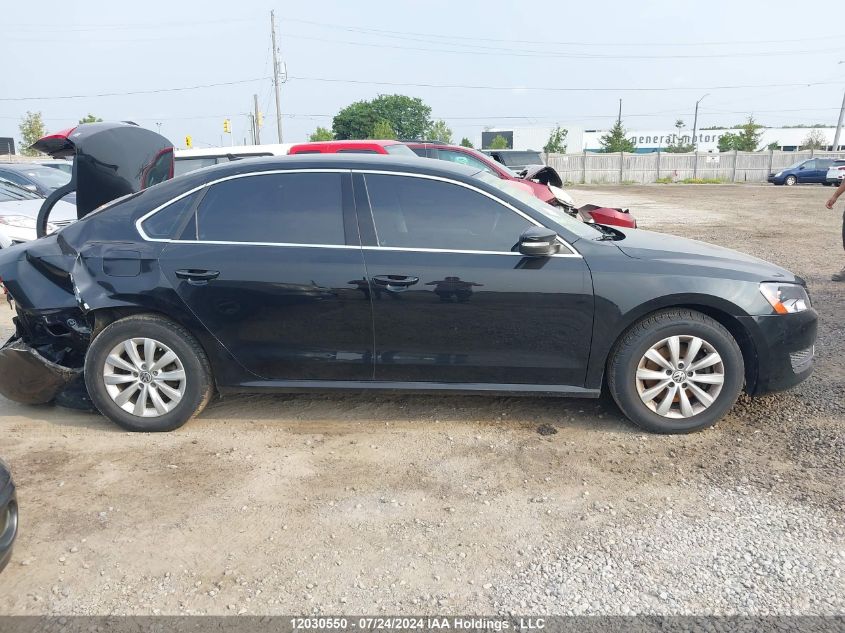 2015 Volkswagen Passat VIN: 1VWAS7A35FC112846 Lot: 12030550