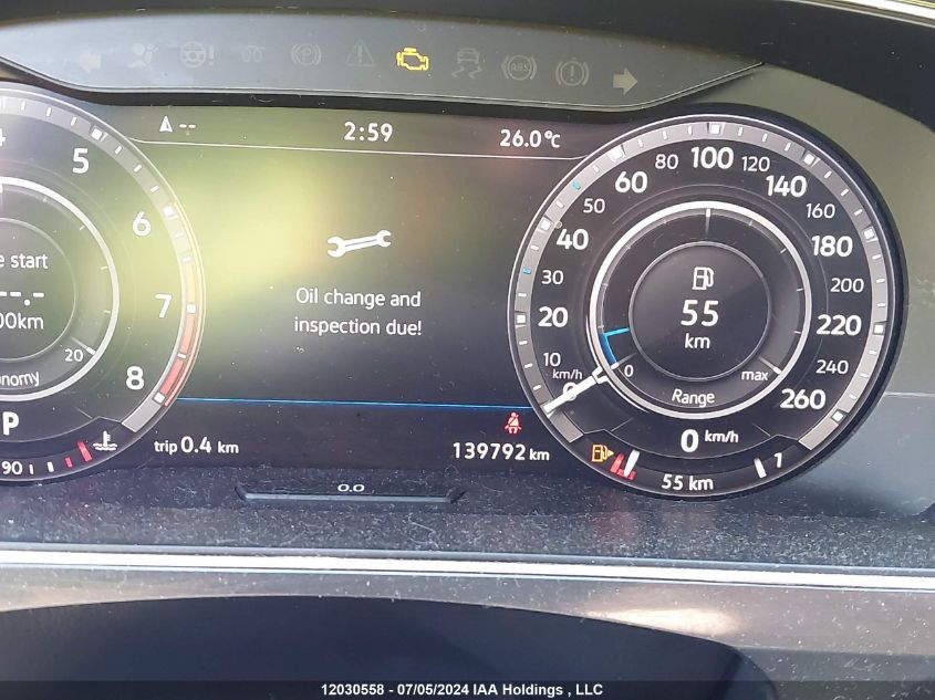 2018 Volkswagen Tiguan Sel Premium VIN: 3VV4B7AX1JM194456 Lot: 12030558