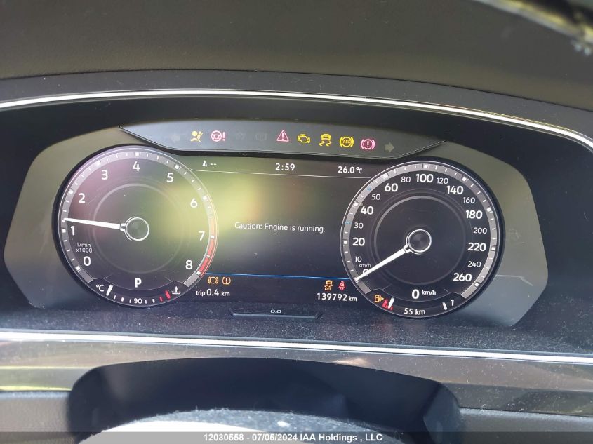 2018 Volkswagen Tiguan Sel Premium VIN: 3VV4B7AX1JM194456 Lot: 12030558