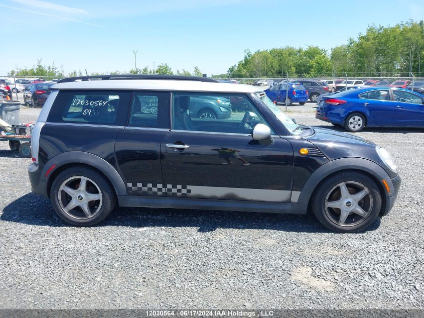 2009 Mini Cooper Clubman VIN: WMWML33589TX35061 Lot: 12030564