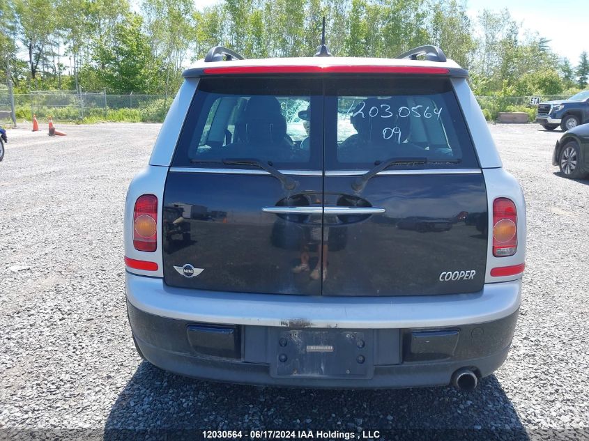 2009 Mini Cooper Clubman VIN: WMWML33589TX35061 Lot: 12030564
