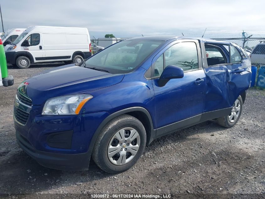 2013 Chevrolet Trax VIN: 3GNCJKSB5DL161657 Lot: 12030572