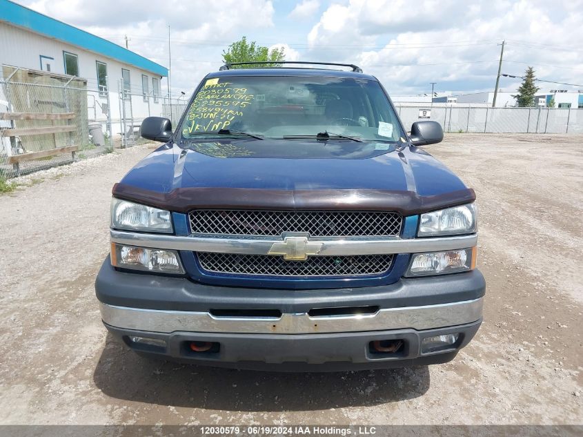 2005 Chevrolet Avalanche VIN: 3GNEK12T05G295575 Lot: 12030579