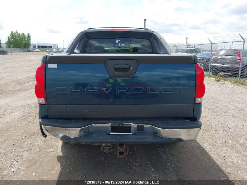 2005 Chevrolet Avalanche VIN: 3GNEK12T05G295575 Lot: 12030579