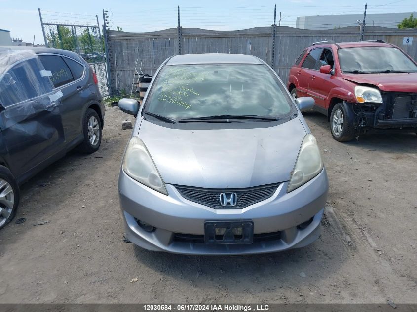 2009 Honda Fit VIN: JHMGE88889S800487 Lot: 12030584