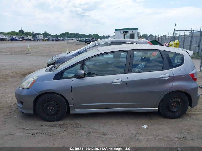 2009 Honda Fit VIN: JHMGE88889S800487 Lot: 12030584