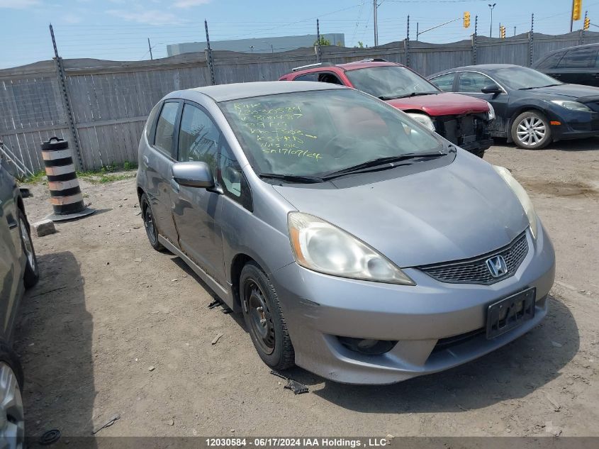 2009 Honda Fit VIN: JHMGE88889S800487 Lot: 12030584