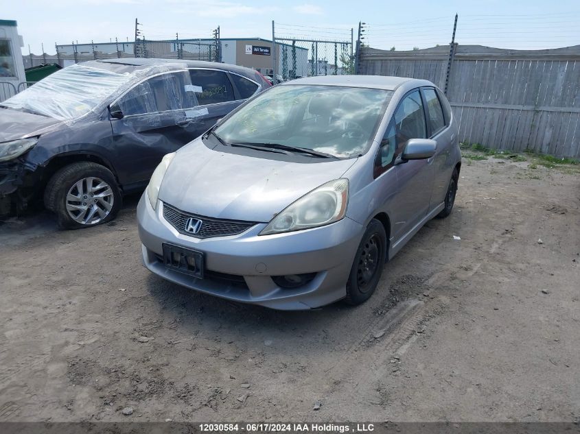 2009 Honda Fit VIN: JHMGE88889S800487 Lot: 12030584