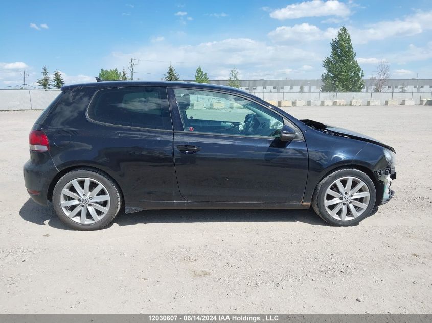 2010 Volkswagen Golf VIN: WVWBA7AJ3AW380732 Lot: 12030607