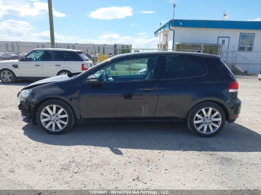 2010 Volkswagen Golf VIN: WVWBA7AJ3AW380732 Lot: 12030607