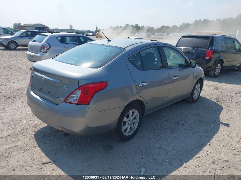 2012 Nissan Versa 1.6 Sl VIN: 3N1CN7AP9CL809087 Lot: 12030631