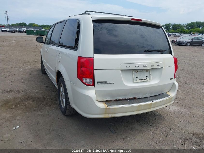 2012 Dodge Grand Caravan Se VIN: 2C4RDGBGXCR417599 Lot: 12030637