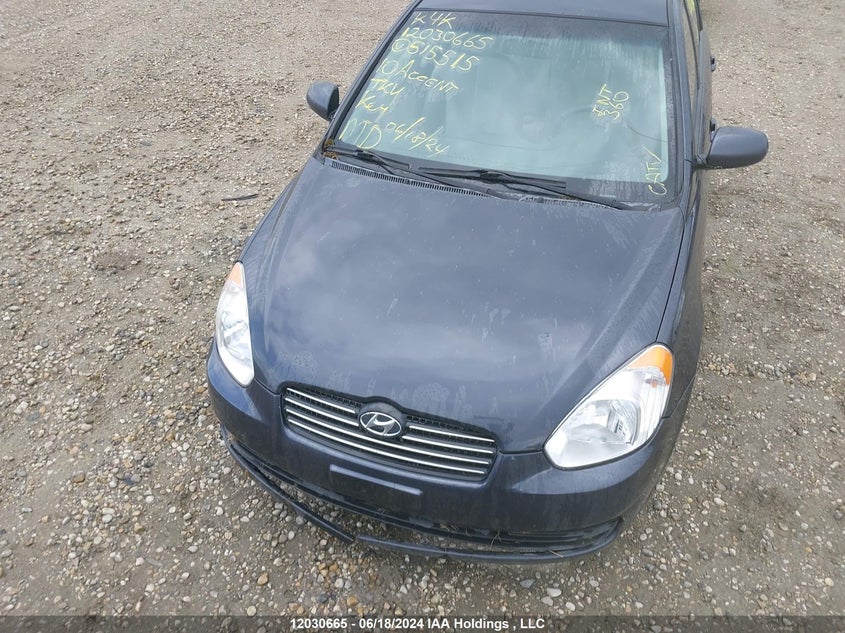 2010 Hyundai Accent Gls VIN: KMHCN4BC5AU515515 Lot: 12030665