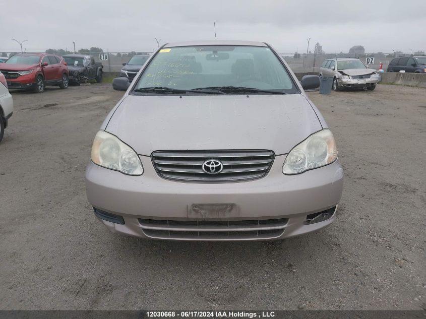 2003 Toyota Corolla Ce/Le/S VIN: 2T1BR32E73C716042 Lot: 12030668