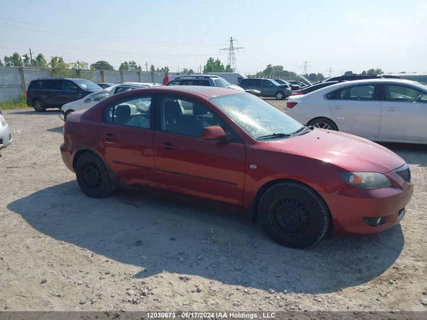 2006 Mazda 3 I VIN: JM1BK12F661511726 Lot: 12030673