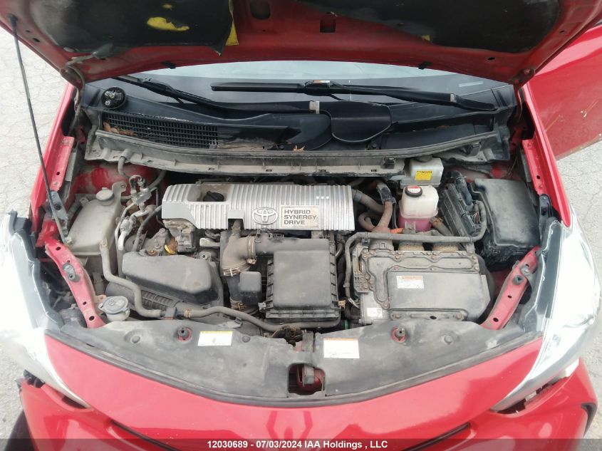2016 Toyota Prius VIN: JTDZN3EU6GJ048113 Lot: 12030689