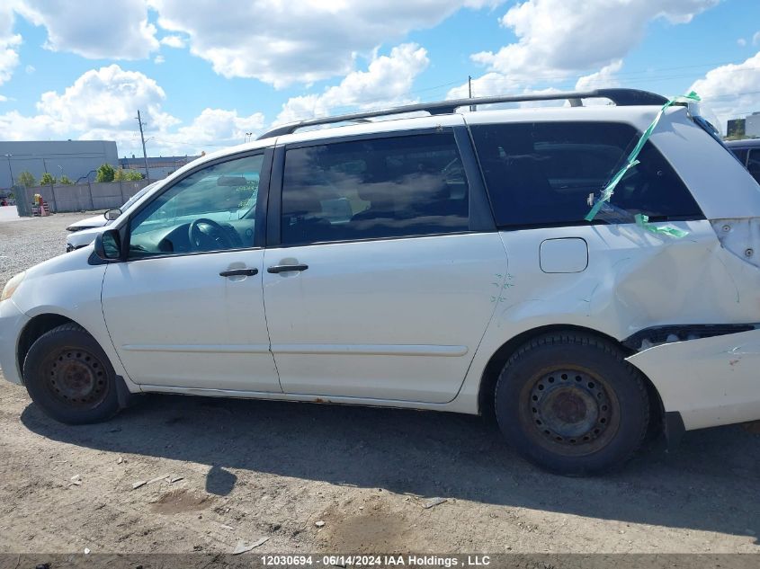 2009 Toyota Sienna Ce 8 Passenger VIN: 5TDZK29C09S250035 Lot: 12030694