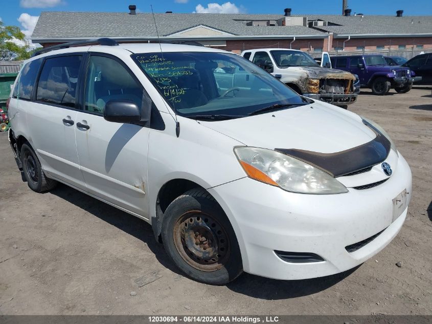 2009 Toyota Sienna Ce 8 Passenger VIN: 5TDZK29C09S250035 Lot: 12030694