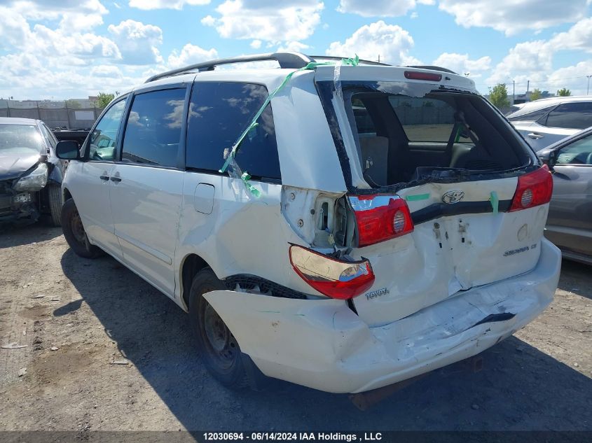 2009 Toyota Sienna Ce 8 Passenger VIN: 5TDZK29C09S250035 Lot: 12030694