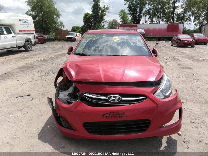 2015 Hyundai Accent VIN: KMHCT5AEXFU228158 Lot: 12030729