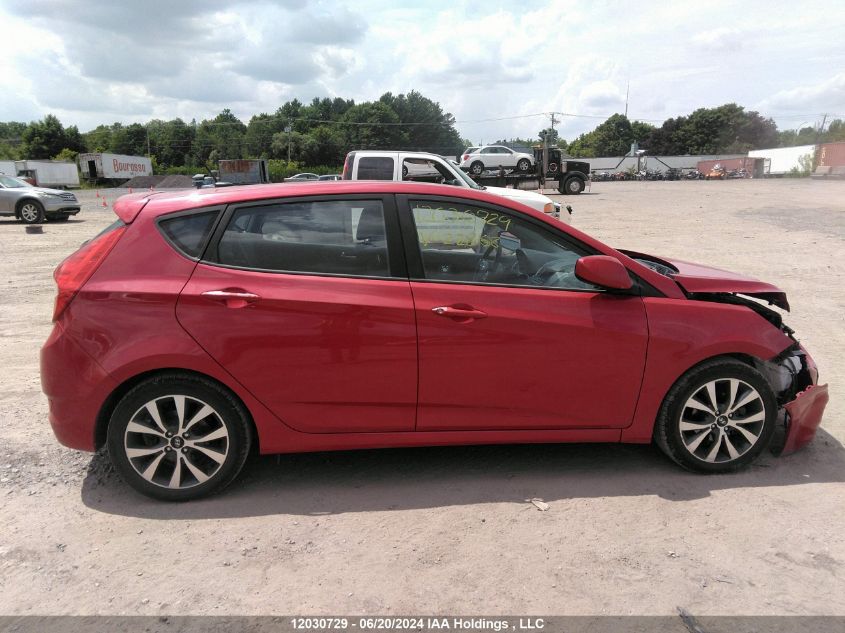 2015 Hyundai Accent VIN: KMHCT5AEXFU228158 Lot: 12030729