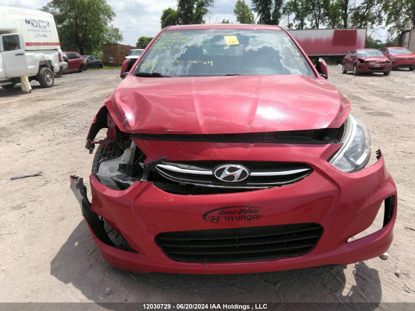 2015 Hyundai Accent VIN: KMHCT5AEXFU228158 Lot: 12030729