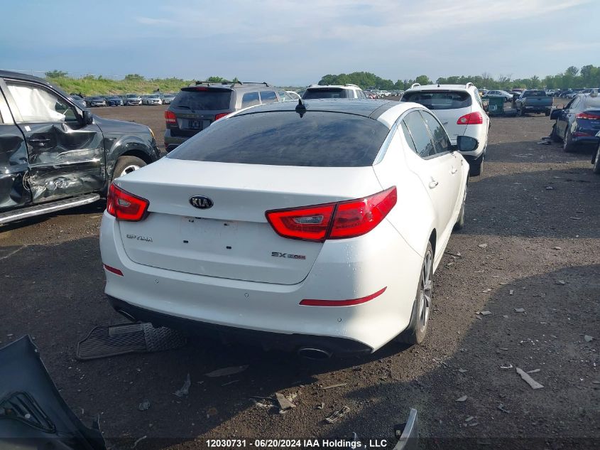 2015 Kia Optima Sx VIN: KNAGR4A6XF5609846 Lot: 12030731