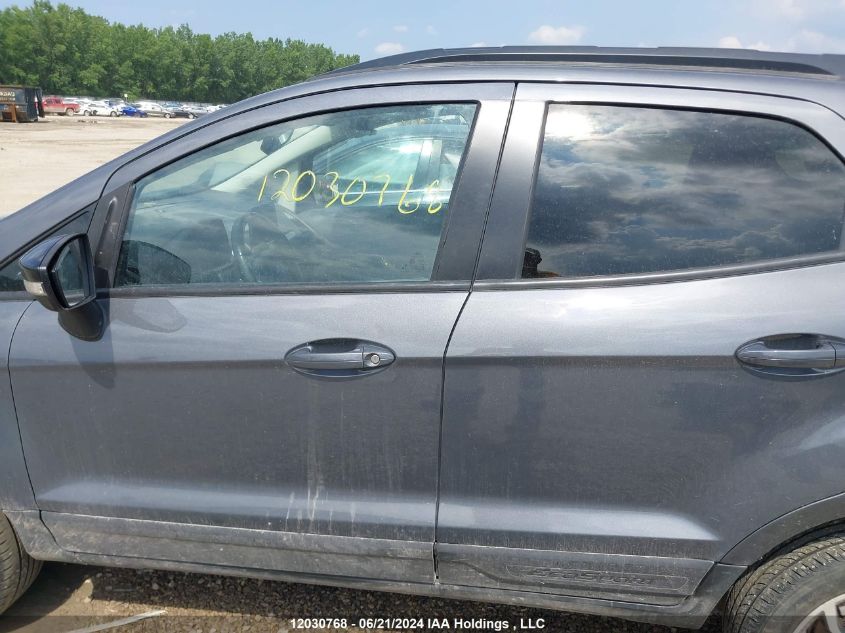 2020 Ford Ecosport Ses VIN: MAJ6S3JL7LC351172 Lot: 12030768