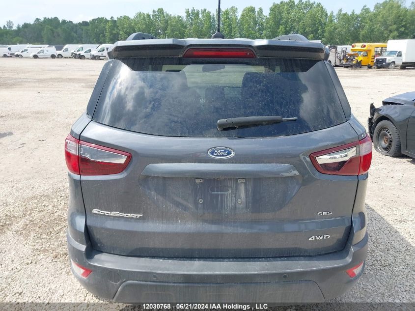 2020 Ford Ecosport Ses VIN: MAJ6S3JL7LC351172 Lot: 12030768