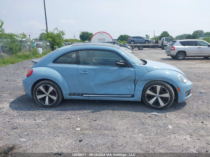 2013 Volkswagen Beetle 2.0T Fender Edition/2.0T Turbo/R-Line VIN: 3VWV67AT6DM612578 Lot: 12030817