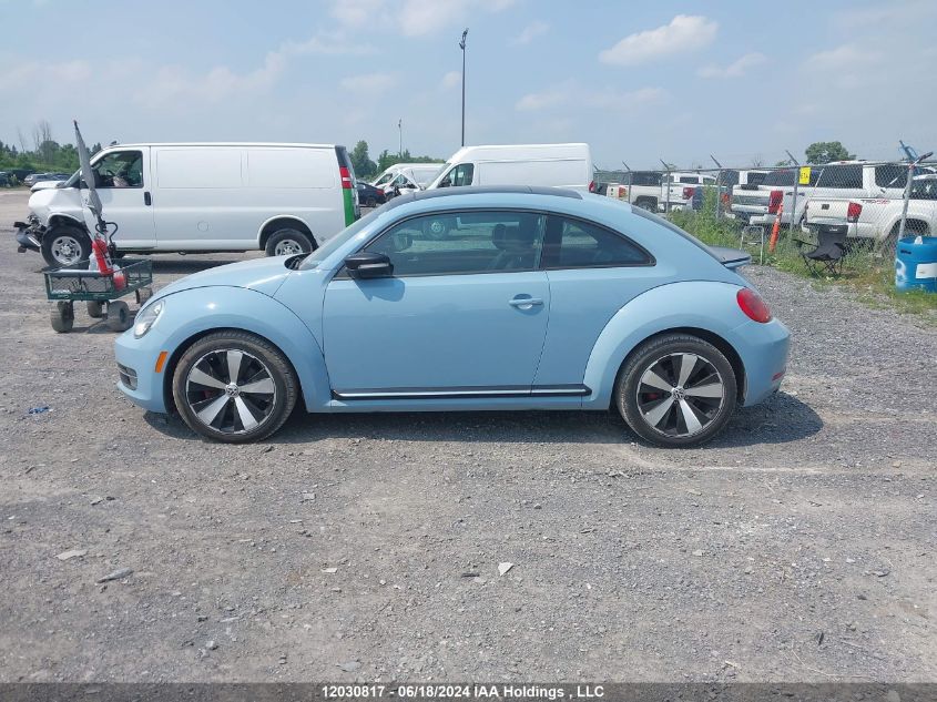 2013 Volkswagen Beetle 2.0T Fender Edition/2.0T Turbo/R-Line VIN: 3VWV67AT6DM612578 Lot: 12030817