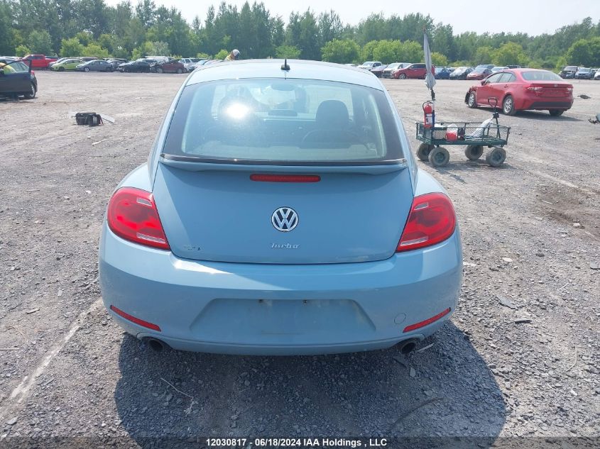 2013 Volkswagen Beetle 2.0T Fender Edition/2.0T Turbo/R-Line VIN: 3VWV67AT6DM612578 Lot: 12030817