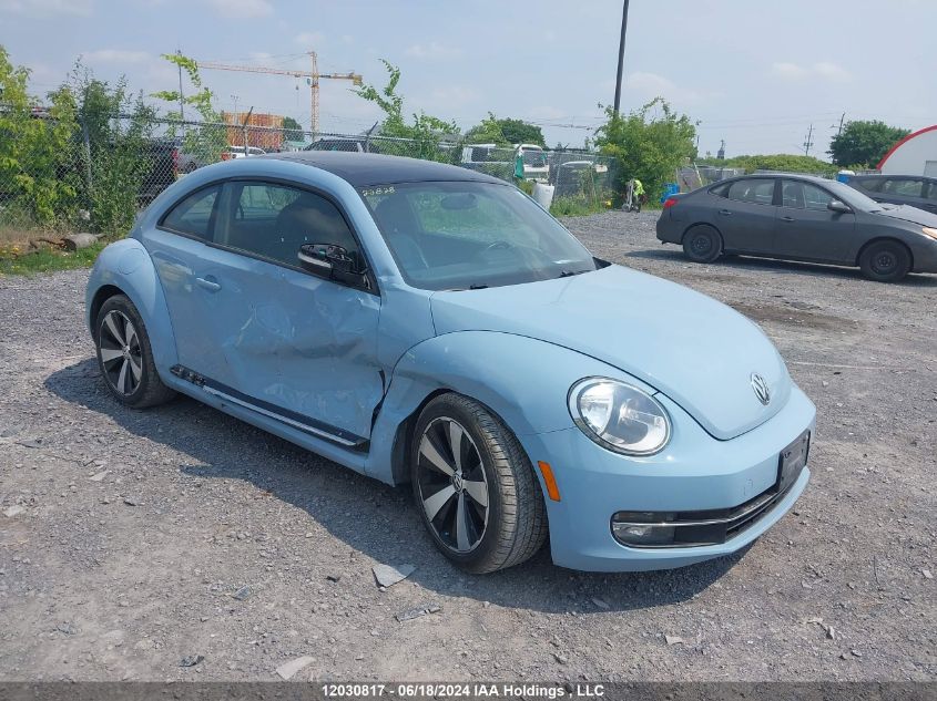 2013 Volkswagen Beetle 2.0T Fender Edition/2.0T Turbo/R-Line VIN: 3VWV67AT6DM612578 Lot: 12030817