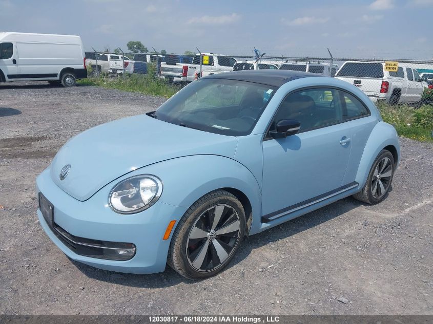 2013 Volkswagen Beetle 2.0T Fender Edition/2.0T Turbo/R-Line VIN: 3VWV67AT6DM612578 Lot: 12030817