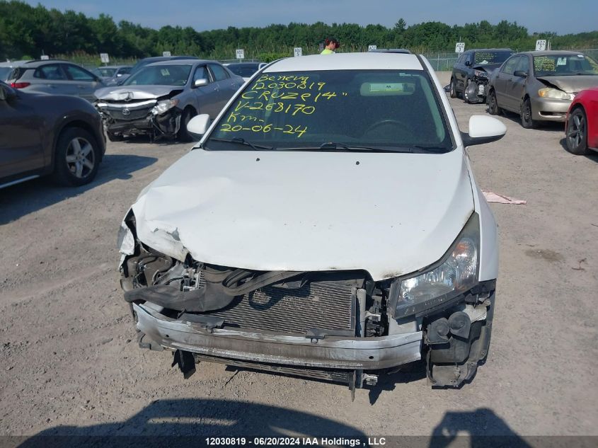2014 Chevrolet Cruze VIN: 1G1PC5SB2E7268170 Lot: 12030819