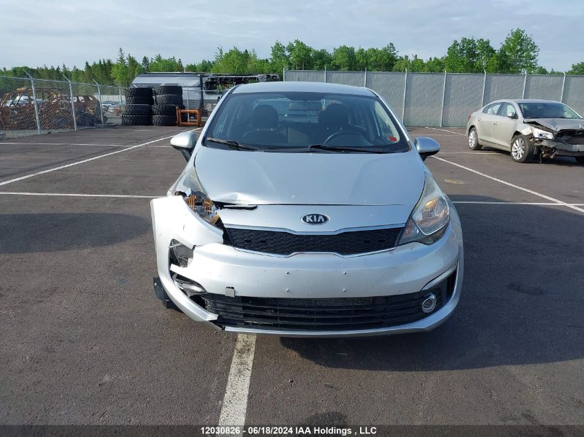 2016 Kia Rio Ex/Sx VIN: KNADN4A30G6629197 Lot: 12030826